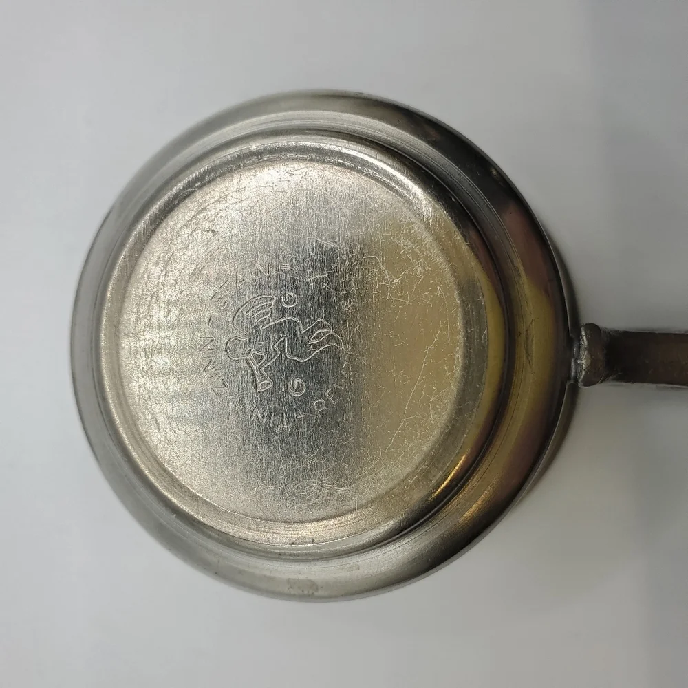Lot of Vintage European Dutch & German Pewter. 4 Pieces.